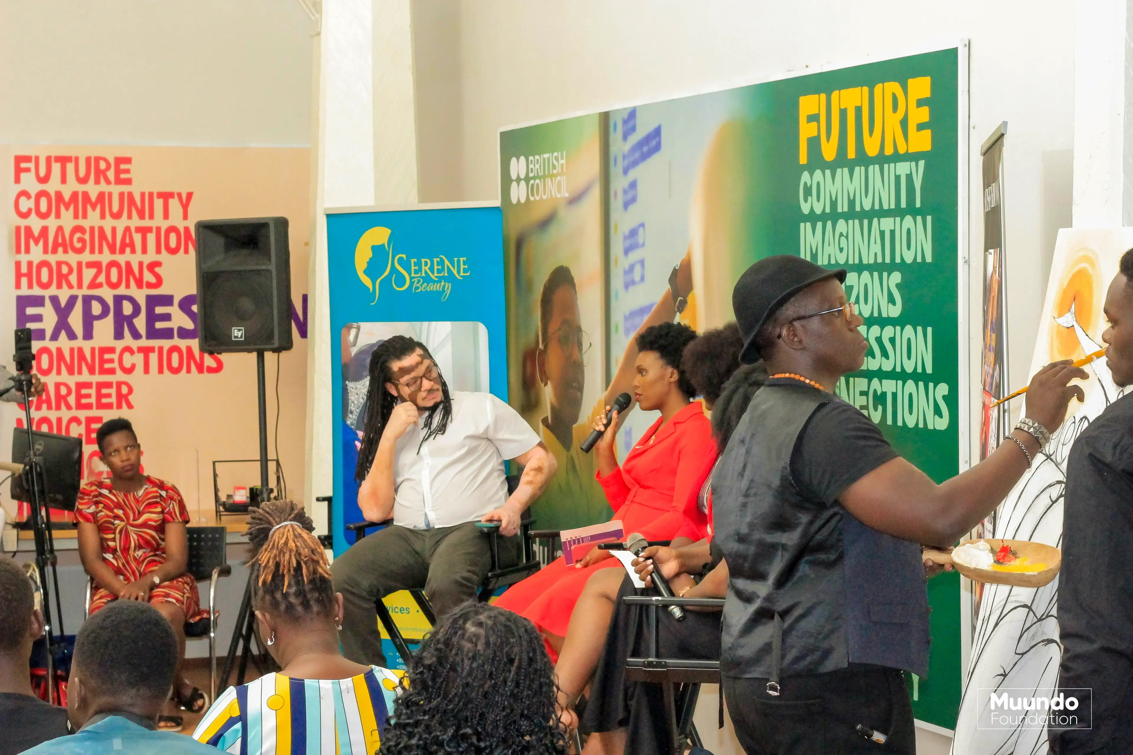 Live art by Bright Ntakky